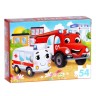 Пазл детский «Машинки №1», 54 элемента Пазл детский «Машинки №1», 54 элемента