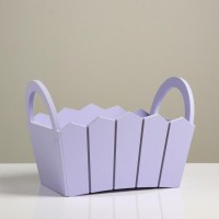 Подарочный ящик «Мария», 25×16×17 см, МДФ, сиреневый