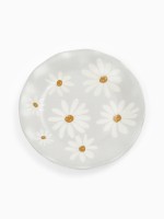 Тарелка плоская «Ромашки», d=21.5 см, керамика