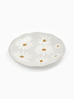 Тарелка плоская «Ромашки», d=21.5 см, керамика