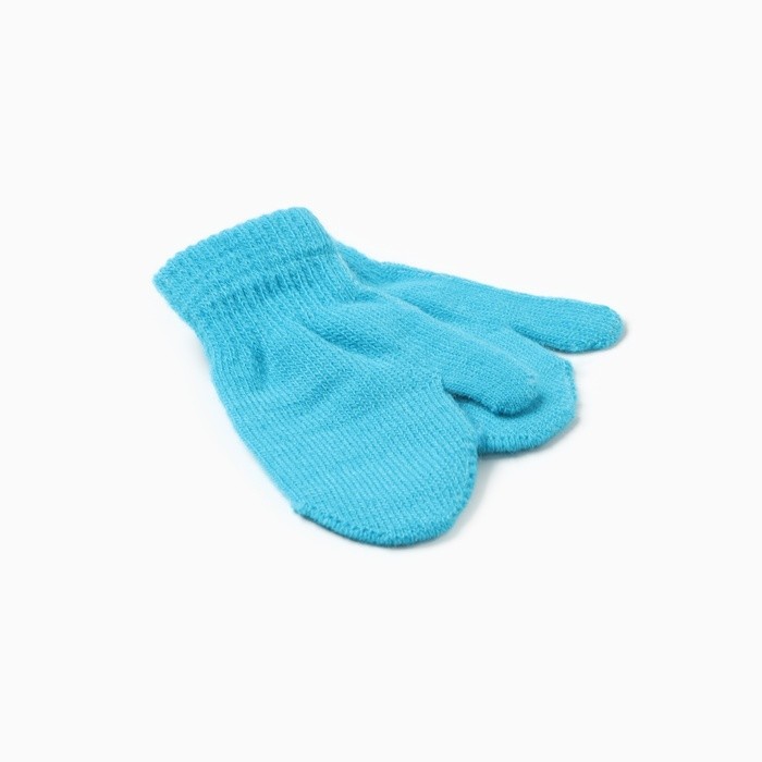 Варежки детские MINAKU, 12 см, голубые