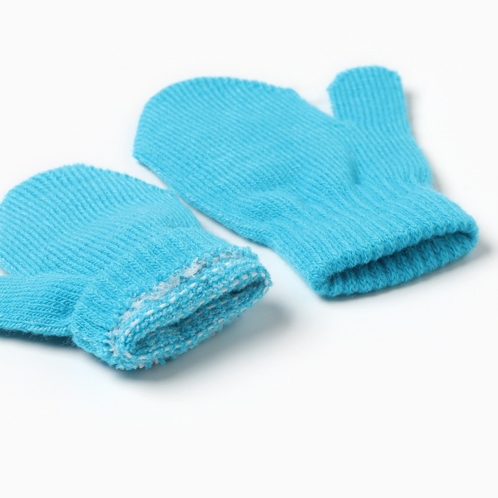 Варежки детские MINAKU, 12 см, голубые