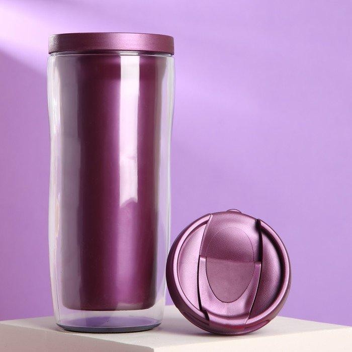 Термокружка под вставку «Фиолетовый», 350 мл