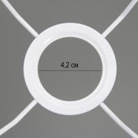 Абажур Е27 серый 28х28х19 см