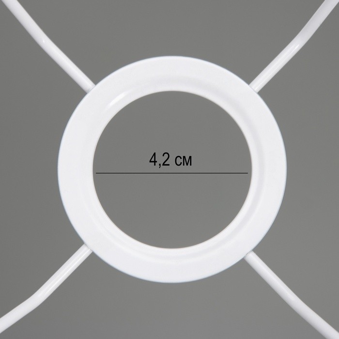 Абажур Е27 серый 28х28х19 см