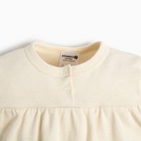 Боди детское - платье «Крошка Я» Mery Xmas, рост 62-68 см, бежевое