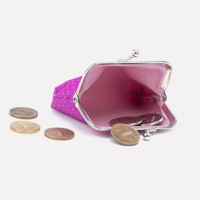 Кошелёк на фермуаре, цвет чёрный