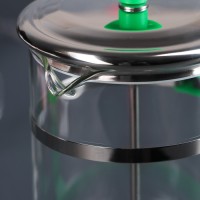 Френч-пресс Доляна «Риц», 600 мл, цвет коричневый