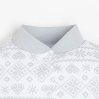 Комбинезон Крошка Я "Снежинка", рост 80-86 см, белый