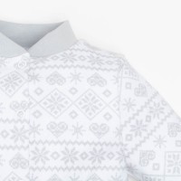 Комбинезон Крошка Я "Снежинка", рост 80-86 см, белый