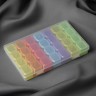 Органайзер для хранения мелочей, 28 ячеек, 17.5×10.5×2.5 см, разноцветный
