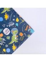 Бумага упаковочная крафтовая «Динозаврик», 70×100 см