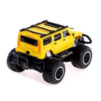 Машинка на пульте управления «Джип. Хамер», работает от батареек, цвет жёлтый