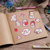 Наклейки детские бумажные «Милый котик», 14 х 21 см