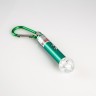 Лазерная указка, с карабином , 2 LED, 4 режима, 8.5 х 2 см, микс