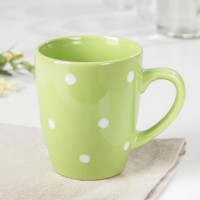 Кружка Доляна «Красный Горох», 360 мл