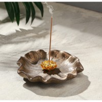 Подставка для благовоний "Мейли" бронзовый 10×4 см