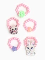 Кольца детские с бусинами «Милые котики», 1.5 см