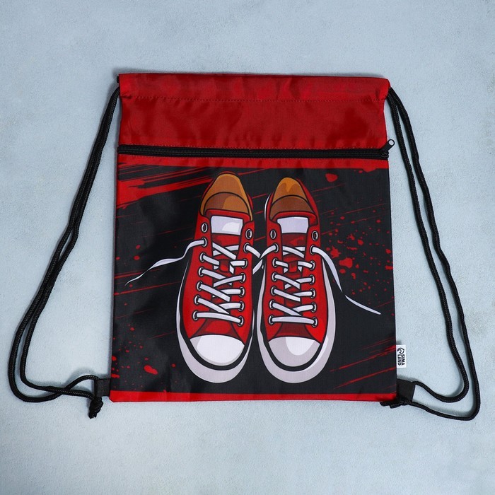 Мешок для обуви «Кеды» 2 секции, 41×31 см