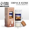 Свеча в колбе «Новосибирск», 8 х 3 см