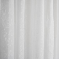 Штора вуаль с тиснением МИКС, ширина 150 см, высота 260 см, цвет белый