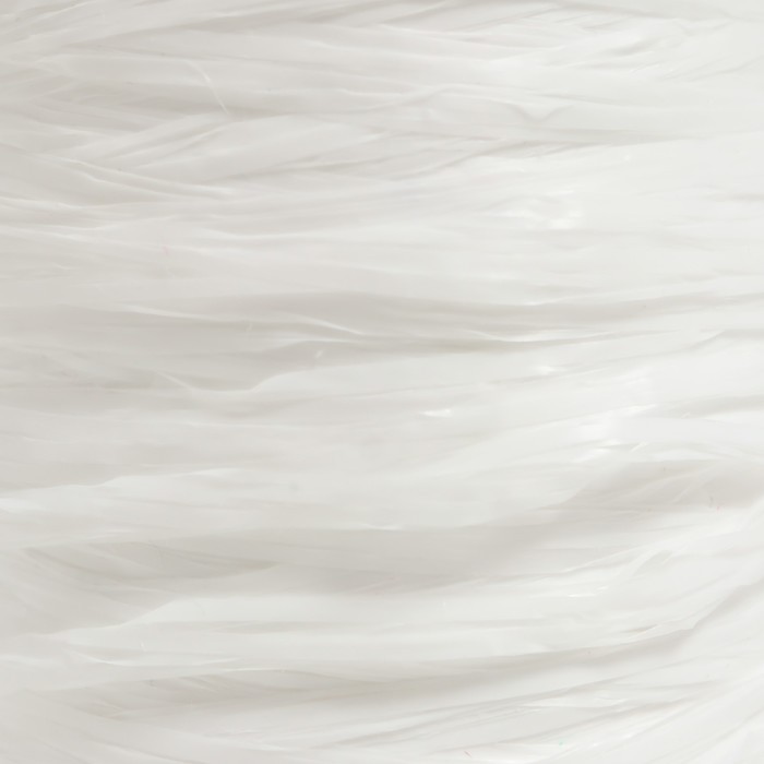 Пряжа "Для вязания мочалок" 100% полипропилен 300м/75±10 гр (белый матовый)