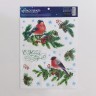Наклейки новогодние, интерьерные со светящимся слоем «Снегири», 21 х 29.7 см Наклейки новогодние, интерьерные со светящимся слоем «Снегири», 21 х 29.7 см