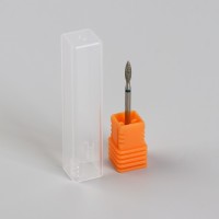 Фреза алмазная для маникюра «Пламя», мелкая зернистость, 2,1 × 8 мм