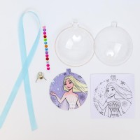 Набор для творчества "Елочный шар под раскраску", Холодное сердце