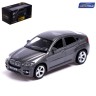 Машина металлическая BMW X6, 1:43, цвет красный