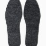 Стельки для обуви, утеплённые, универсальные, р-р RU до 46 (р-р Пр-ля до 47), 29 см, пара, серые