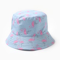 Панама детская «Фламинго» MINAKU, голубая, размер 50