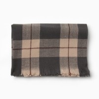 Шарф зимний с кистями MINAKU, размер 65×180 + 3 см, принт клетка