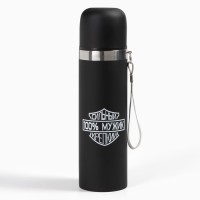 Термос, «100% мужик», 500 мл, с кружкой, 6.5×24 см