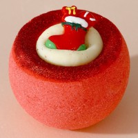 Бомбочка с игрушкой «Рождественский Носок», 130 г, Чистое счастье