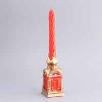 Свеча фигурная большая "Пасхальный храм", 5,5х26 см, 180 гр