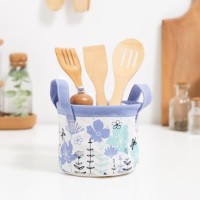 Текстильная корзинка «Этель. Незабудки», 12×14 см