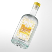 Наклейка на бутылку на свадьбу «Свадебная водочка», вензеля, 8 х 12 см