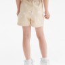 Шорты для девочки, MINAKU: Jeans Collection, бежевые, рост 116 см
