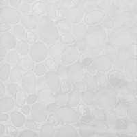 Штора для ванной SAVANNA «Галька», 180×180 см, PEVA, белая