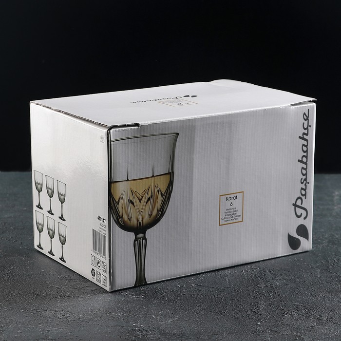 Набор бокалов для вина Karat, 270 мл, 6 шт
