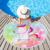 Полотенце пляжное Этель «Поймай волну», d 150см