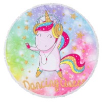 Полотенце пляжное Этель «Поймай волну», d 150см