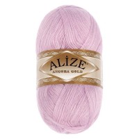 Пряжа "Angora Gold" 20% шерсть, 80% акрил 550м/100гр (27 лиловый)