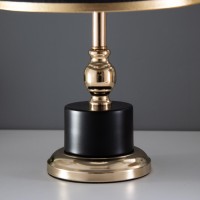 Лампа настольная "Луиза" 1x60Вт E27 черный 25х25х41см