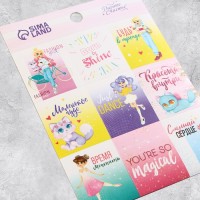 Набор наклеек бумажных «Для девочек», 11 х 15.5 см, 10 листов