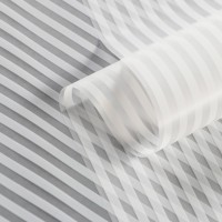 Пленка для цветов, матовая, «Зебра», белый, 0.6×9 м ±5%