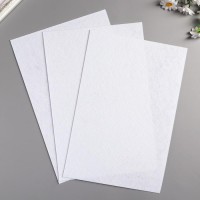 Набор жесткого фетра Астра  (3 шт) "Белый" 1 мм 160гр 20х30 см