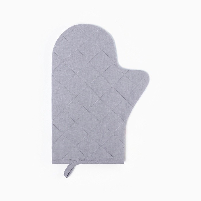 Варежка-прихватка Доляна "Новогоднее волшебство" 20х28 см, 35% хл, 65% пэ, ватин 250 г/м2