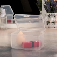 Бокс для хранения, с крышкой, 6.5×12×9 см, прозрачный